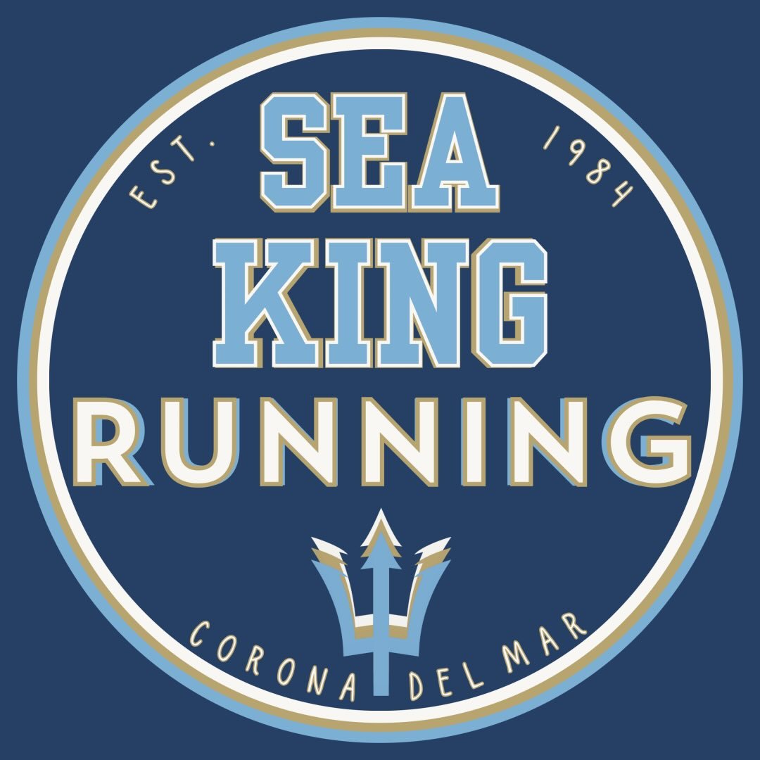 Corona del Mar Sea King Running logo