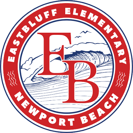 Eastbluff Elementary Newport Beach round logo on white background
